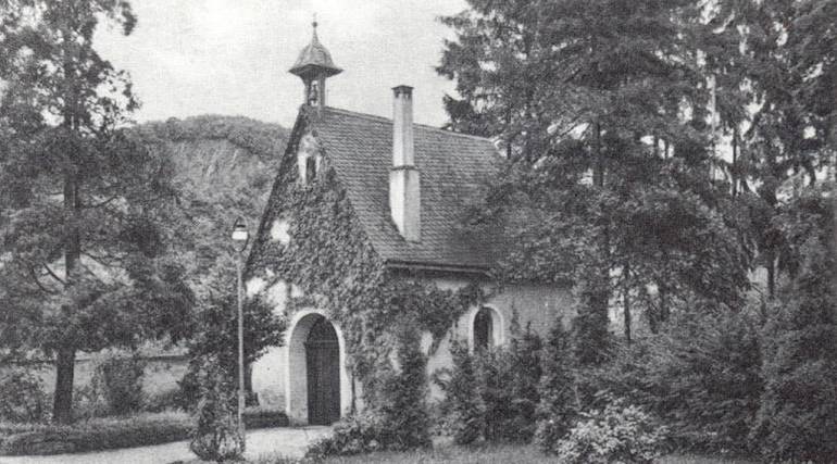 The Original Schoenstatt Chapel — historical photograph